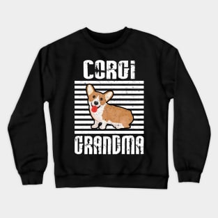 Corgi Grandma Proud Dogs Crewneck Sweatshirt